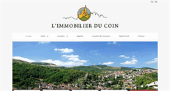 Desktop Screenshot of immobilierducoin.fr