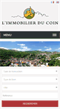 Mobile Screenshot of immobilierducoin.fr